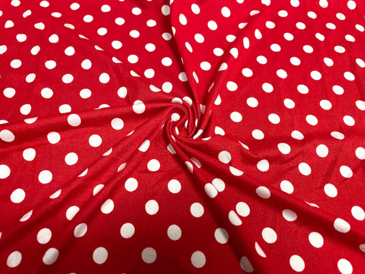 Red polka dots