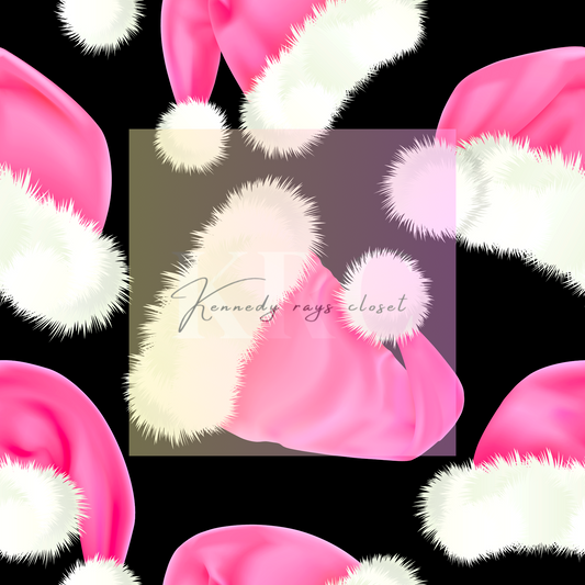 Pink Santa hat